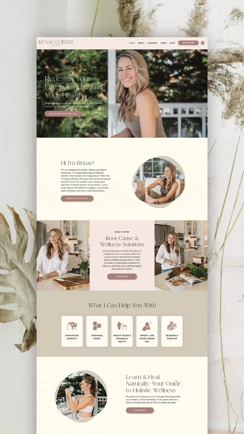 Nuvie Wellness website screenshot